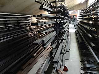 Steel storage racks